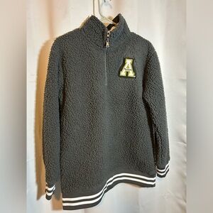 Appalachian State ASU Mountainees M Sherpa fuzzy 1-4 zip pullover